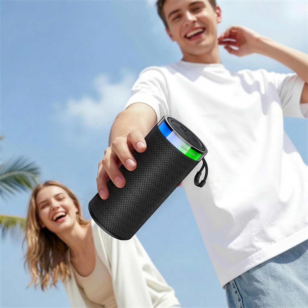 Φορητό Ηχείο Bluetooth Borofone BR105 Loud, 10W, TWS, RGB, Γκρι