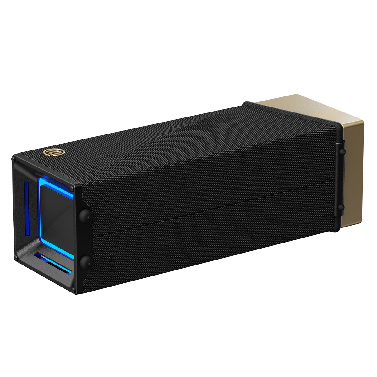 Φορητό Ηχείο Bluetooth Bugani Brief TT, 60W, RGB, Αδιάβροχο, Μαύρο Χρυσό