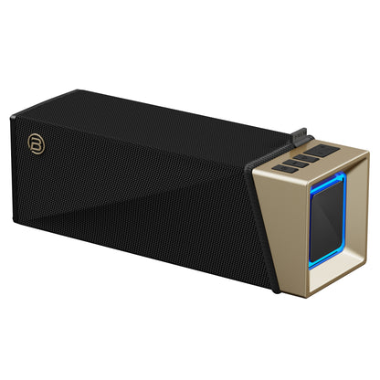 Φορητό Ηχείο Bluetooth Bugani Brief TT, 60W, RGB, Αδιάβροχο, Μαύρο Χρυσό