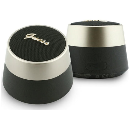 Φορητό Ηχείο Bluetooth Guess Script Metal Logo, 5W, TWS, Μαύρο