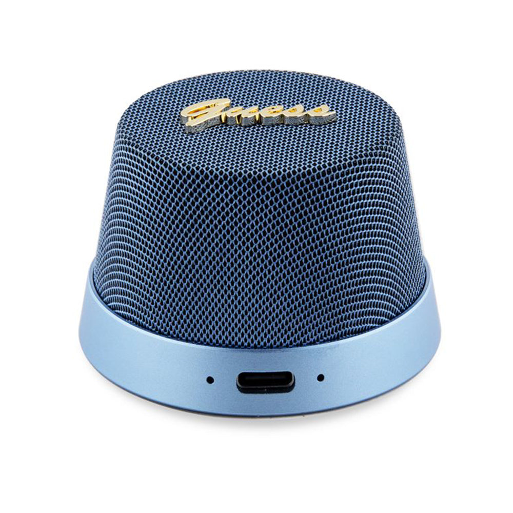 Φορητό Ηχείο Bluetooth Guess Stand Magnetic Script Metal, 3W, Μπλε