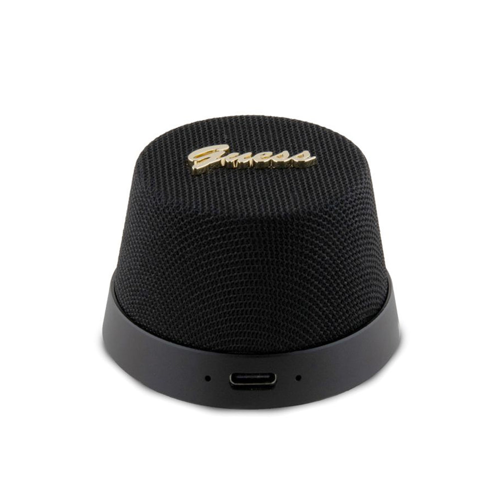 Φορητό Ηχείο Bluetooth Guess Stand Magnetic Script Metal, 3W, Μαύρο