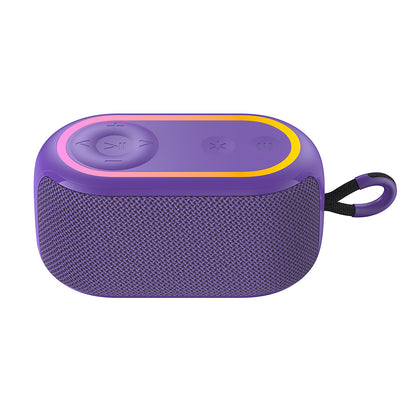 Φορητό Ηχείο Bluetooth HAVIT SK809BT, 7W, RGB, Αδιάβροχο, Μωβ