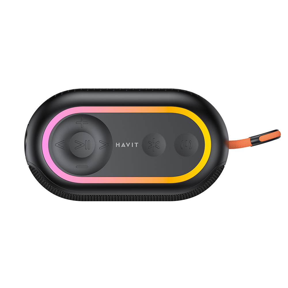 Φορητό Ηχείο Bluetooth HAVIT SK809BT, 7W, RGB, Αδιάβροχο, Μαύρο