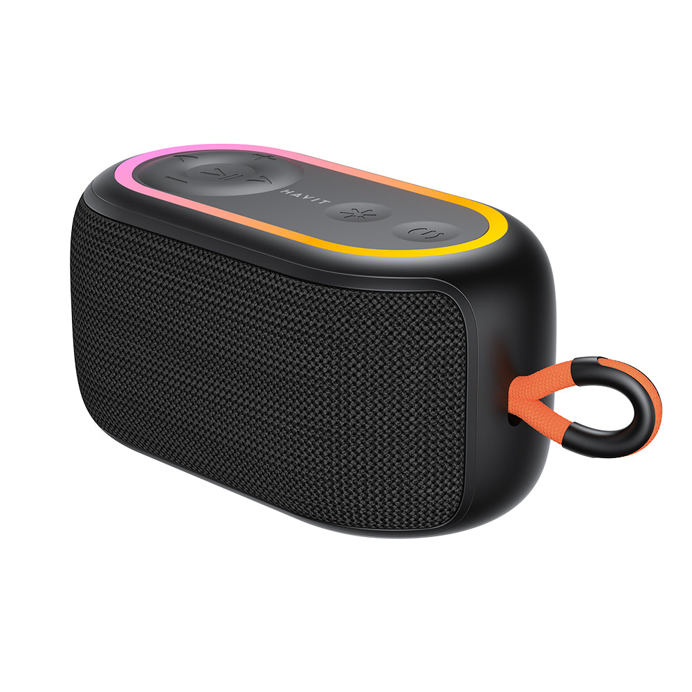 Φορητό Ηχείο Bluetooth HAVIT SK809BT, 7W, RGB, Αδιάβροχο, Μαύρο