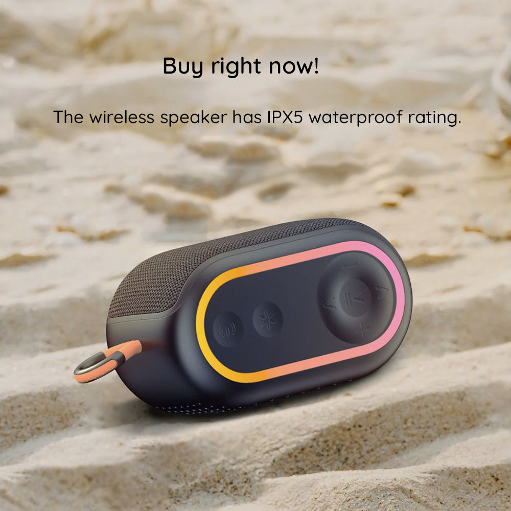 Φορητό Ηχείο Bluetooth HAVIT SK809BT, 7W, RGB, Αδιάβροχο, Μαύρο