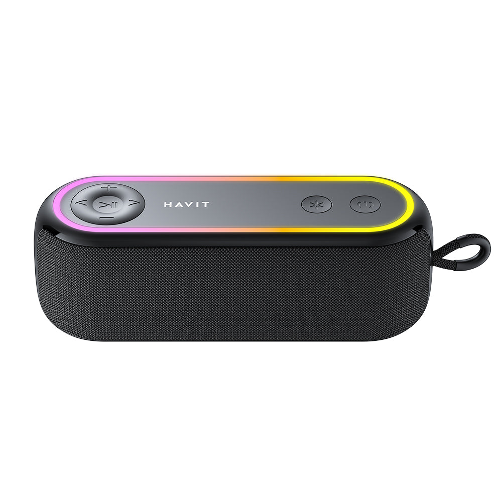 Φορητό Ηχείο Bluetooth HAVIT SK810BT, 7W, RGB, Αδιάβροχο, Μαύρο
