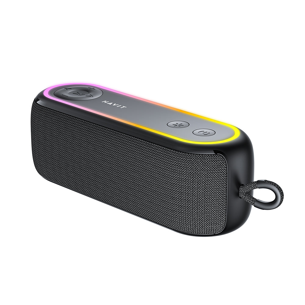 Φορητό Ηχείο Bluetooth HAVIT SK810BT, 7W, RGB, Αδιάβροχο, Μαύρο