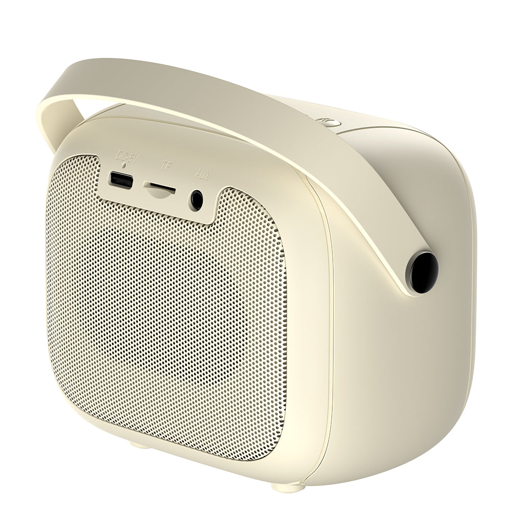 Φορητό Ηχείο Bluetooth HAVIT SK818BT Karaoke, 5W, RGB, Αδιάβροχο, Μπεζ