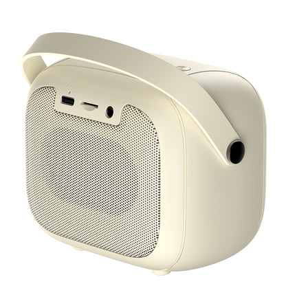 Φορητό Ηχείο Bluetooth HAVIT SK818BT Karaoke, 5W, RGB, Αδιάβροχο, Μπεζ
