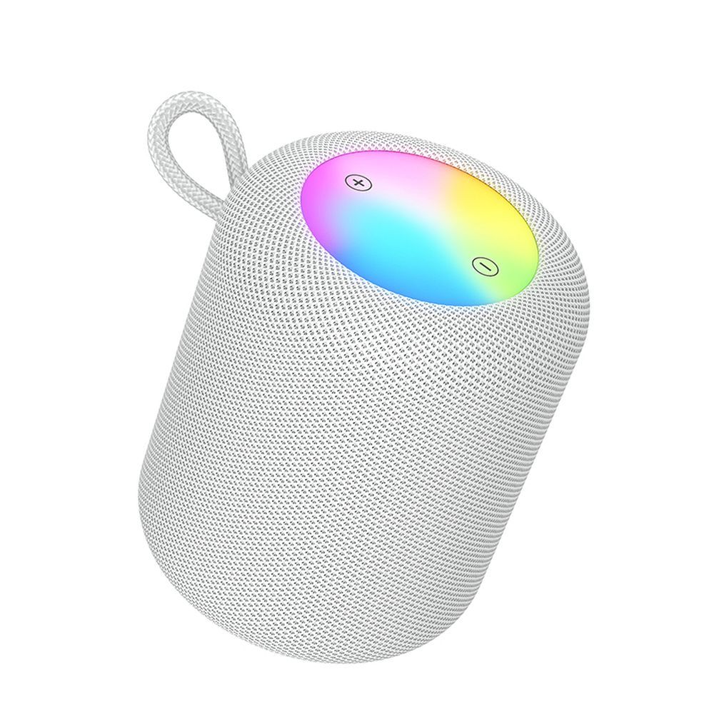 Φορητό Ηχείο Bluetooth HOCO HC30, 5W, TWS, RGB, Γκρι