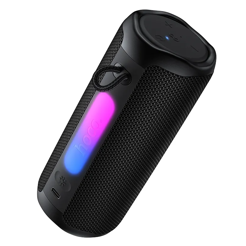 Φορητό Ηχείο Bluetooth HOCO HC50, 8W, TWS, RGB, Αδιάβροχο, Μαύρο