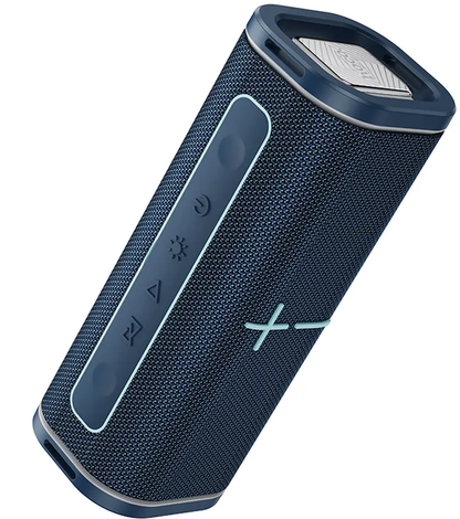 HOCO HC51 Portable Bluetooth Speaker, 30W, TWS, RGB, Blue