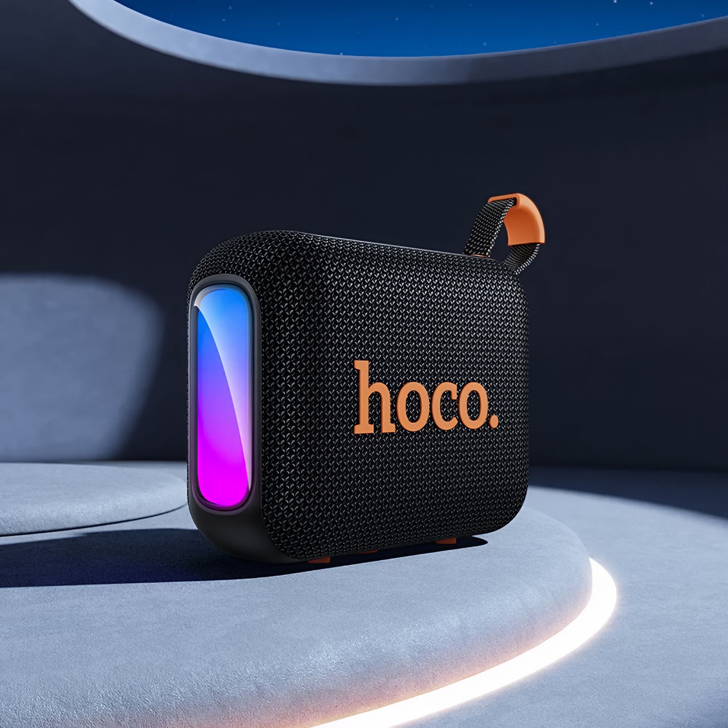 Φορητό Ηχείο Bluetooth HOCO HC31, 10W, TWS, RGB, Αδιάβροχο, Μαύρο