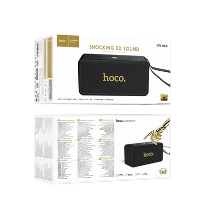 Φορητό Ηχείο Bluetooth HOCO HT1 Max, 2 x 20W, TWS, Μαύρο