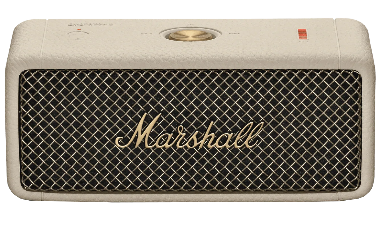 Marshall Emberton II Portable Bluetooth Speaker, 20W, Waterproof, Cream