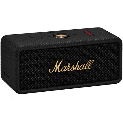 Marshall Emberton II Portable Bluetooth Speaker, 20W, Waterproof, Black Gold
