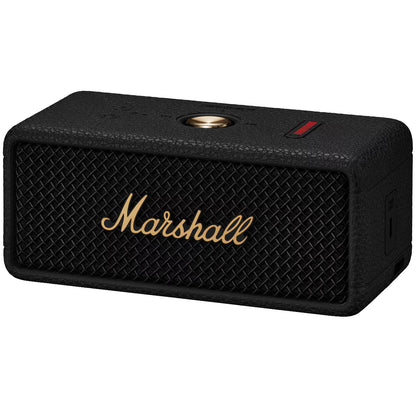 Marshall Emberton II Portable Bluetooth Speaker, 20W, Waterproof, Black Gold