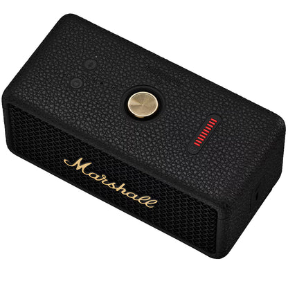 Marshall Emberton II Portable Bluetooth Speaker, 20W, Waterproof, Black Gold
