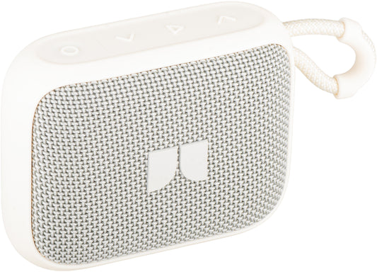Φορητό Ηχείο Bluetooth Monster S520, 5W, TWS, RGB, Αδιάβροχο, Ανοιχτό Κρεμ