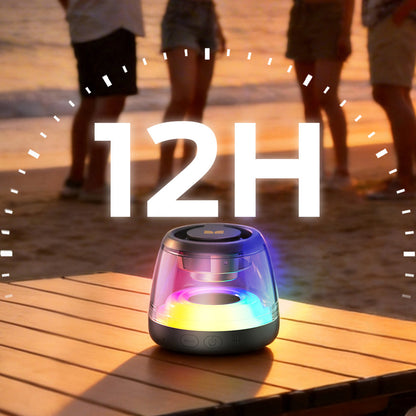 Φορητό Ηχείο Bluetooth Monster Mag Flux, 5W, TWS, RGB, Μαύρο