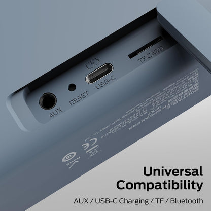 Φορητό Ηχείο Bluetooth Monster S150 Plus, 40W, TWS, RGB, Αδιάβροχο, Μπλε