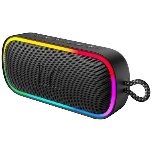 Φορητό Ηχείο Bluetooth Monster S150 Plus, 40W, TWS, RGB, Αδιάβροχο, Μαύρο