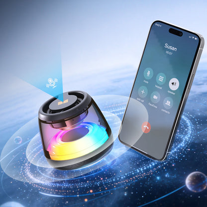 Φορητό Ηχείο Bluetooth Monster Mag Flux, 5W, TWS, RGB, Μαύρο