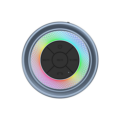 XO Design F64 Portable Bluetooth Speaker, 5W, RGB, Waterproof, Black