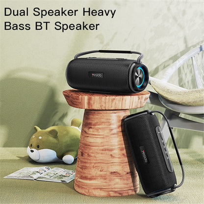 Φορητό Ηχείο Bluetooth Yesido YSW11, 40W, RGB, Αδιάβροχο, Μαύρο