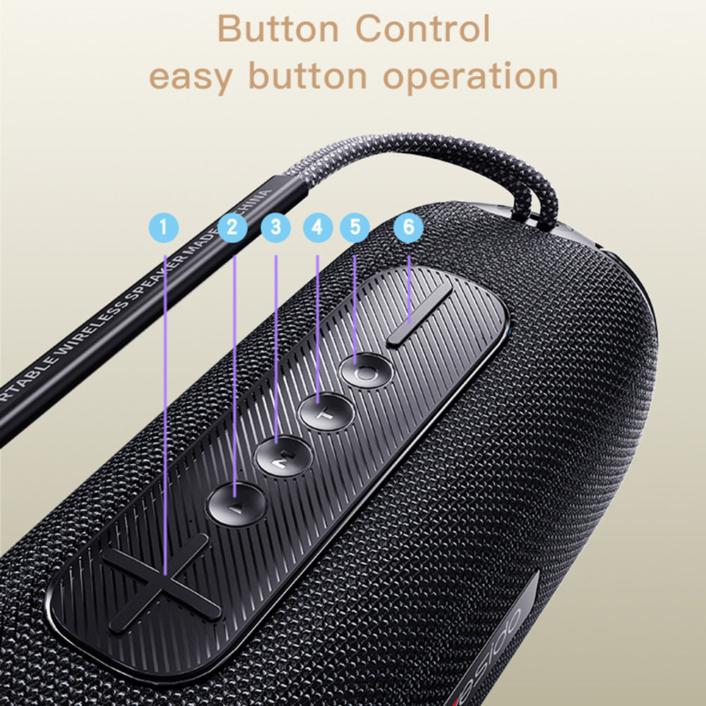 Φορητό Ηχείο Bluetooth Yesido YSW11, 40W, RGB, Αδιάβροχο, Μαύρο