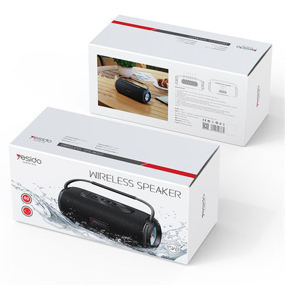 Φορητό Ηχείο Bluetooth Yesido YSW11, 40W, RGB, Αδιάβροχο, Μαύρο