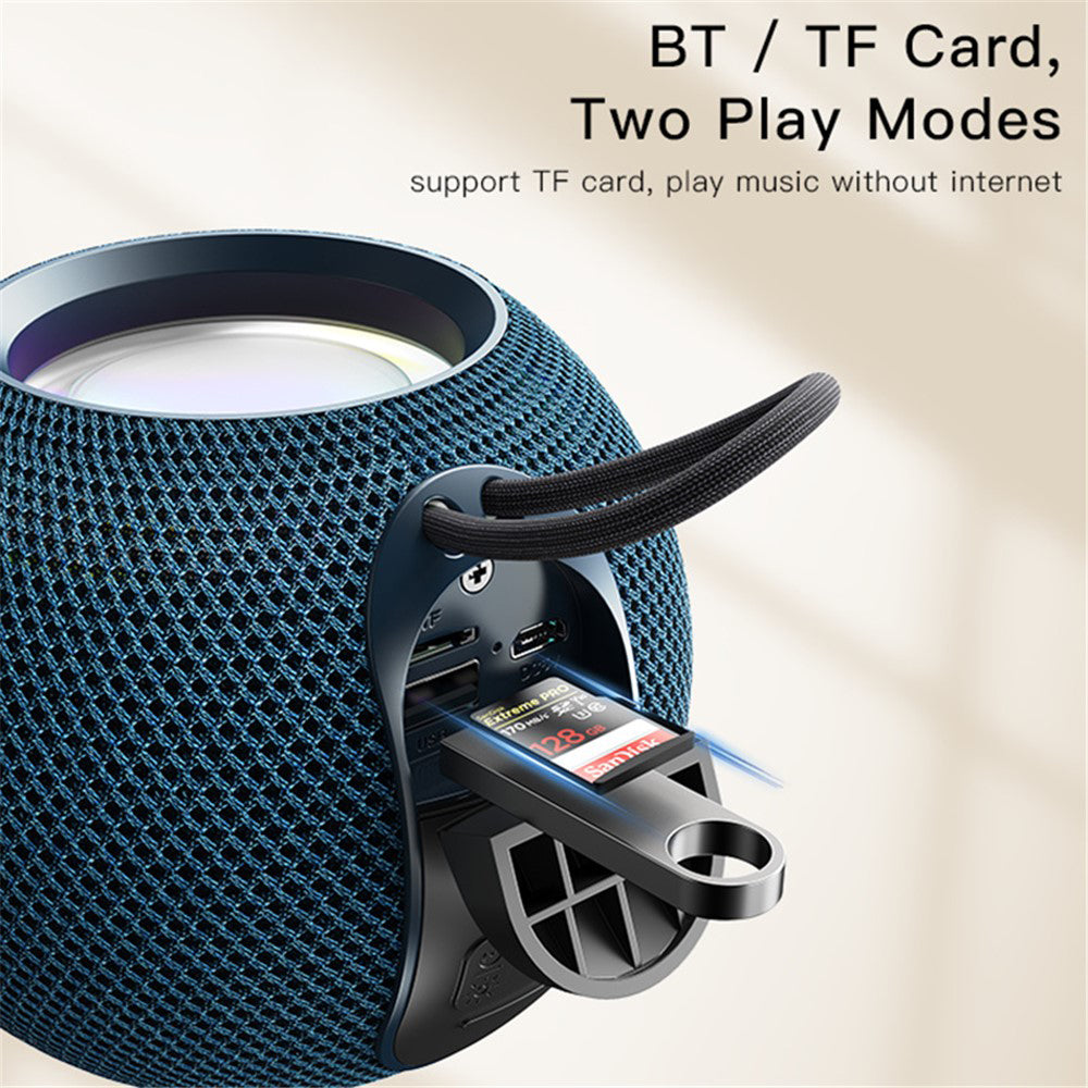 Φορητό Ηχείο Bluetooth Yesido YSW13, 5W, RGB, Μπλε