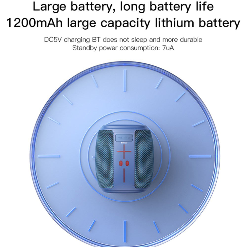 Φορητό Ηχείο Bluetooth Yesido YSW14, 5W, RGB, Μπλε