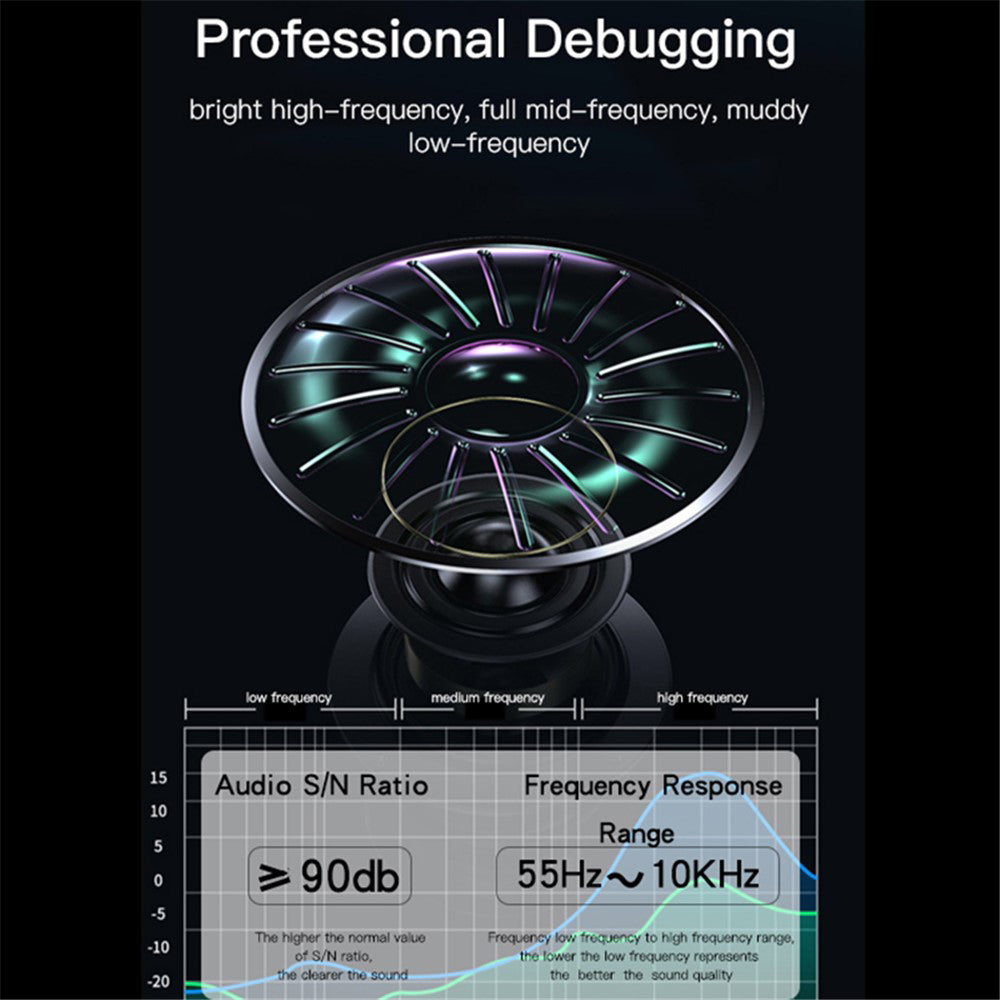 Φορητό Ηχείο Bluetooth Yesido YSW14, 5W, RGB, Μπλε