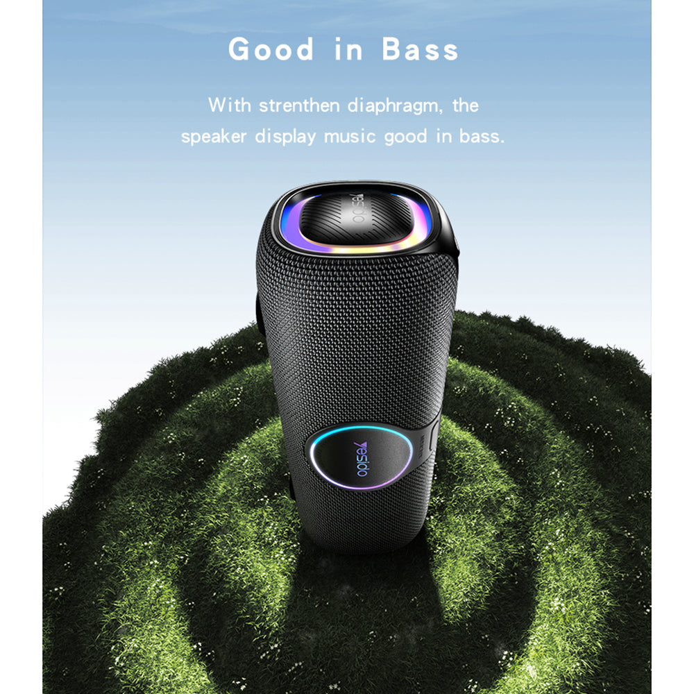 Ηχείο Bluetooth Yesido YSW21 Karaoke, 120W, RGB, Αδιάβροχο, Μαύρο