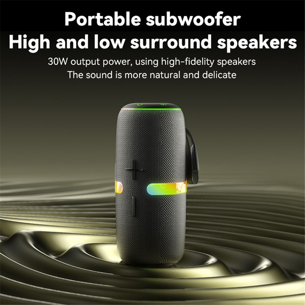 Φορητό Ηχείο Bluetooth Yesido YSW22, 30W, RGB, Αδιάβροχο, Μαύρο