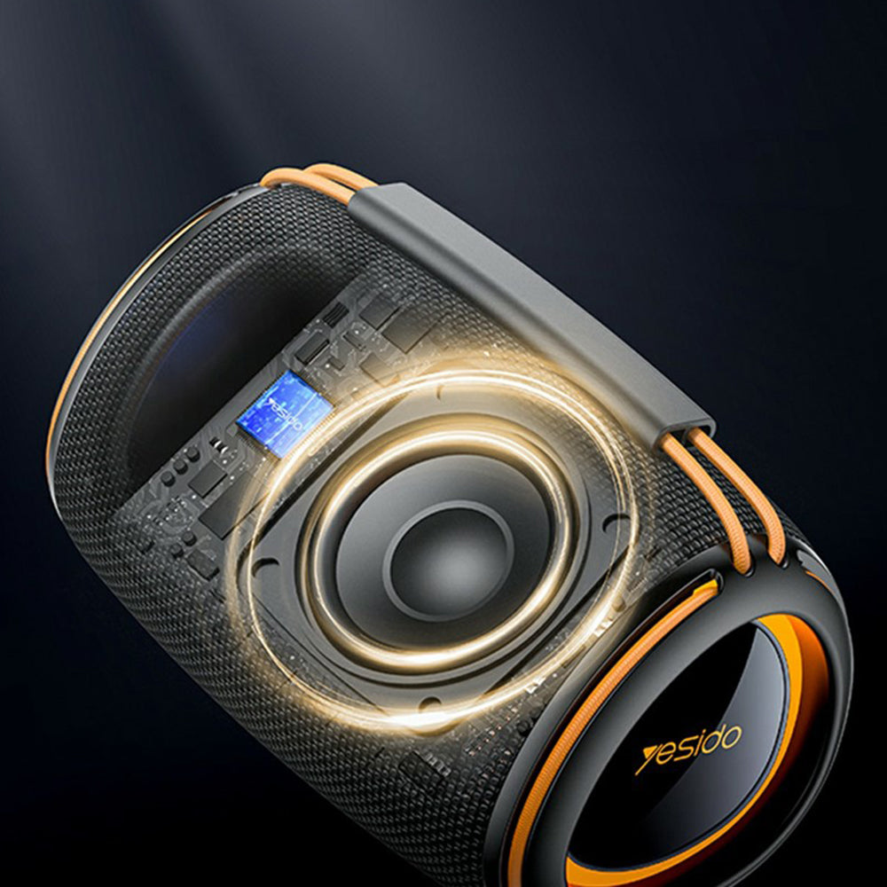 Φορητό Ηχείο Bluetooth Yesido YSW39, 20W, TWS, RGB, Μαύρο
