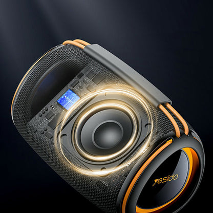 Φορητό Ηχείο Bluetooth Yesido YSW39, 20W, TWS, RGB, Μαύρο