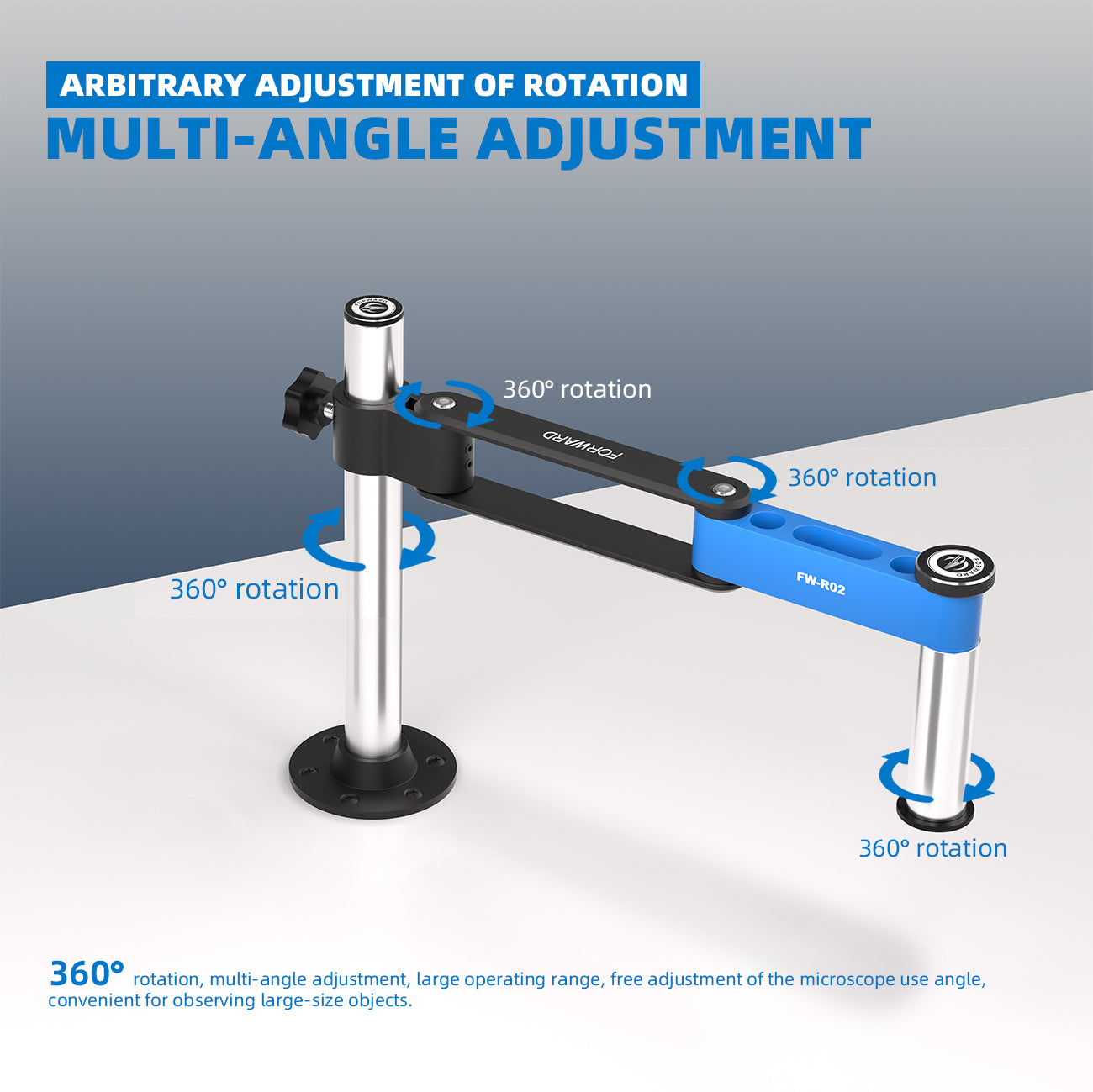 Βραχίονας Ρυθμιζόμενος Forward FW-R02 για Μικροσκόπιο