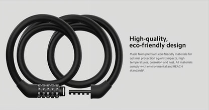 Καλώδιο Αντικλεπτικό Xiaomi για Ηλεκτρικό Πατίνι, Μαύρο BHR6751GL