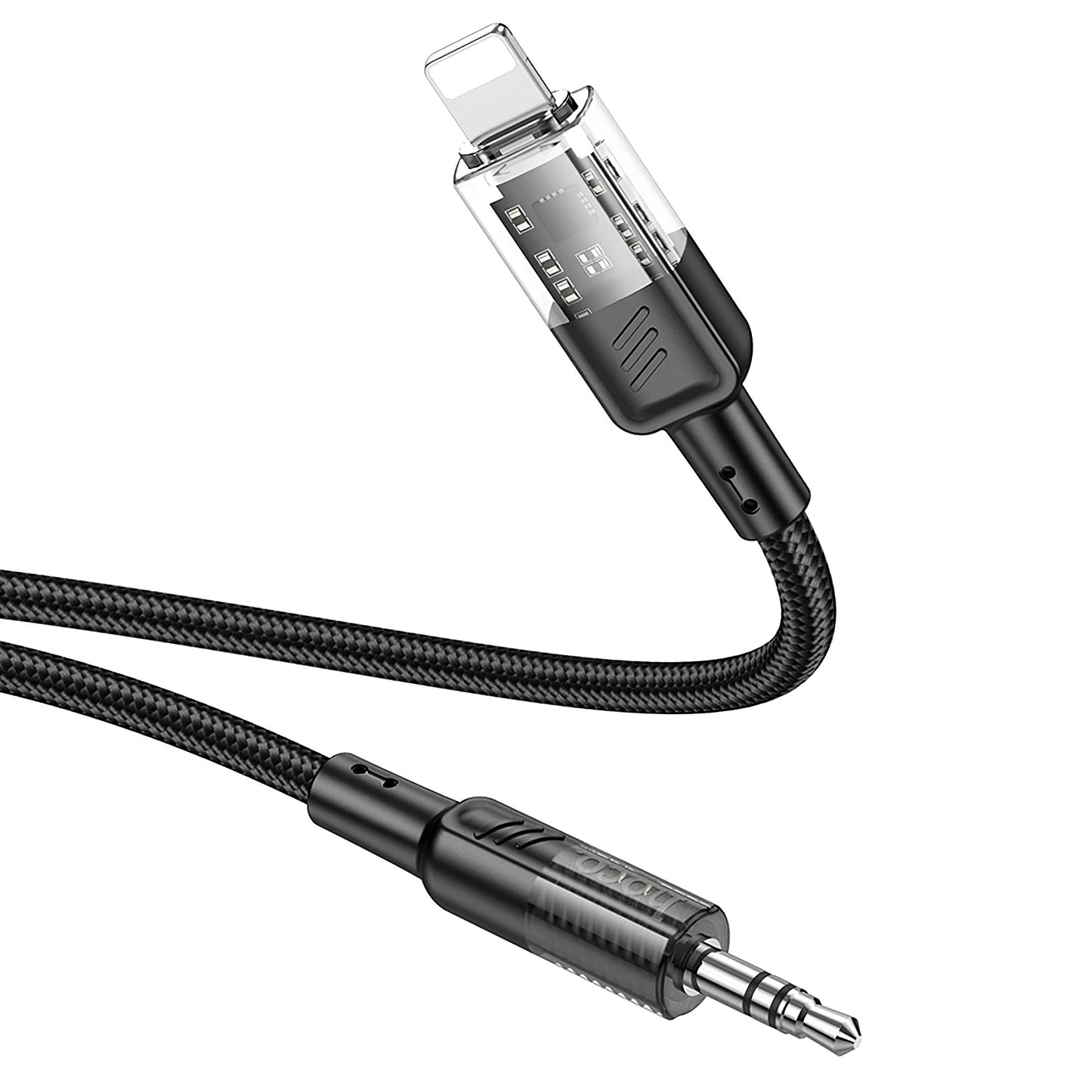 Καλώδιο Ήχου Lightning - 3.5mm HOCO UPA27, 1.2m, Μαύρο