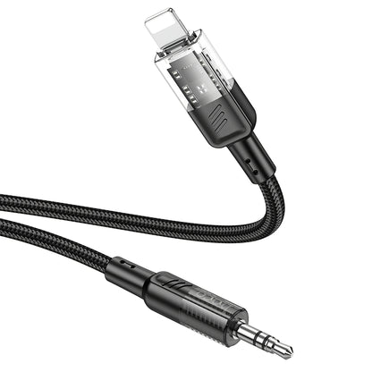 Καλώδιο Ήχου Lightning - 3.5mm HOCO UPA27, 1.2m, Μαύρο