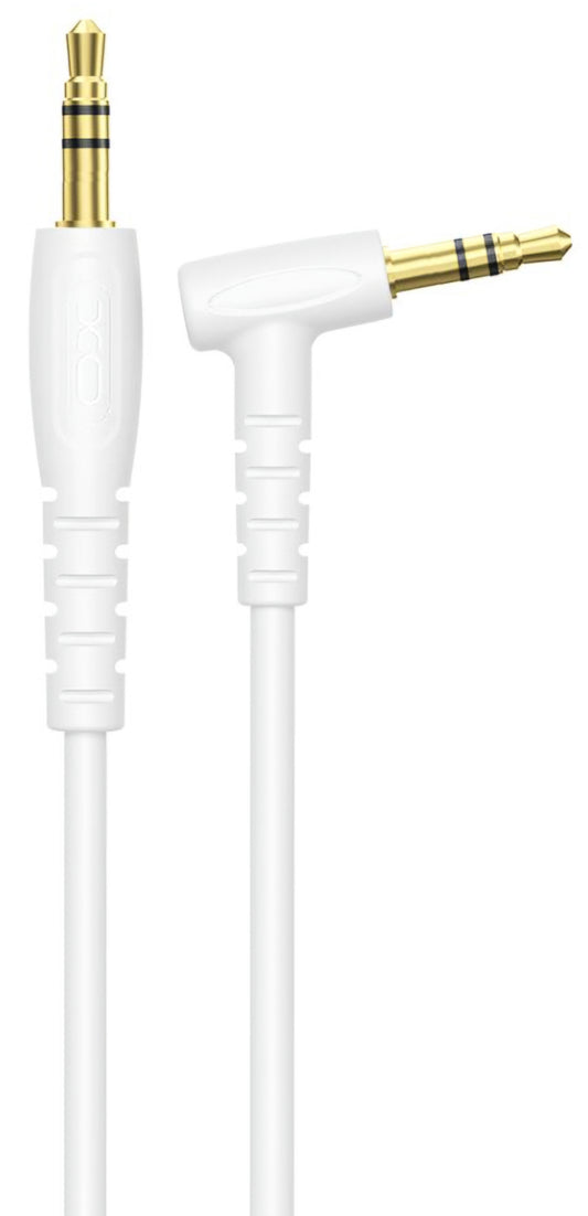 Καλώδιο Ήχου 3.5mm - 3.5mm XO Design NB-R272, 1m, Λευκό