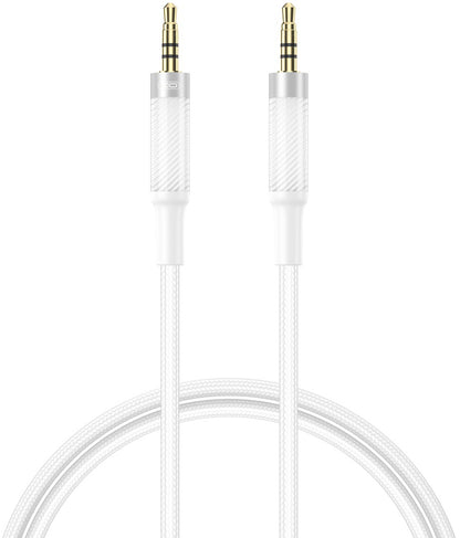 Καλώδιο Ήχου 3.5mm - 3.5mm XO Design NB-R279C, 1m, Λευκό