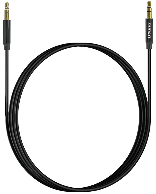 Καλώδιο ήχου 3,5mm - 3,5mm Dudao L12s, 1μ, Μαύρο