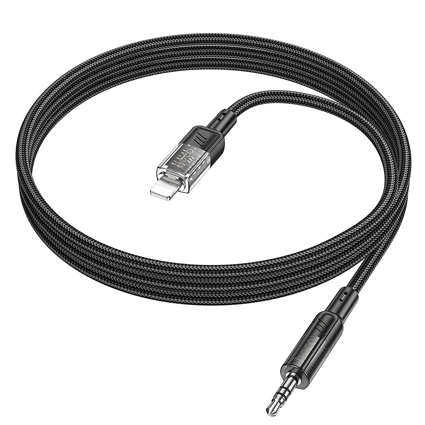 Καλώδιο Ήχου Lightning - 3.5mm HOCO UPA27, 1.2m, Μαύρο