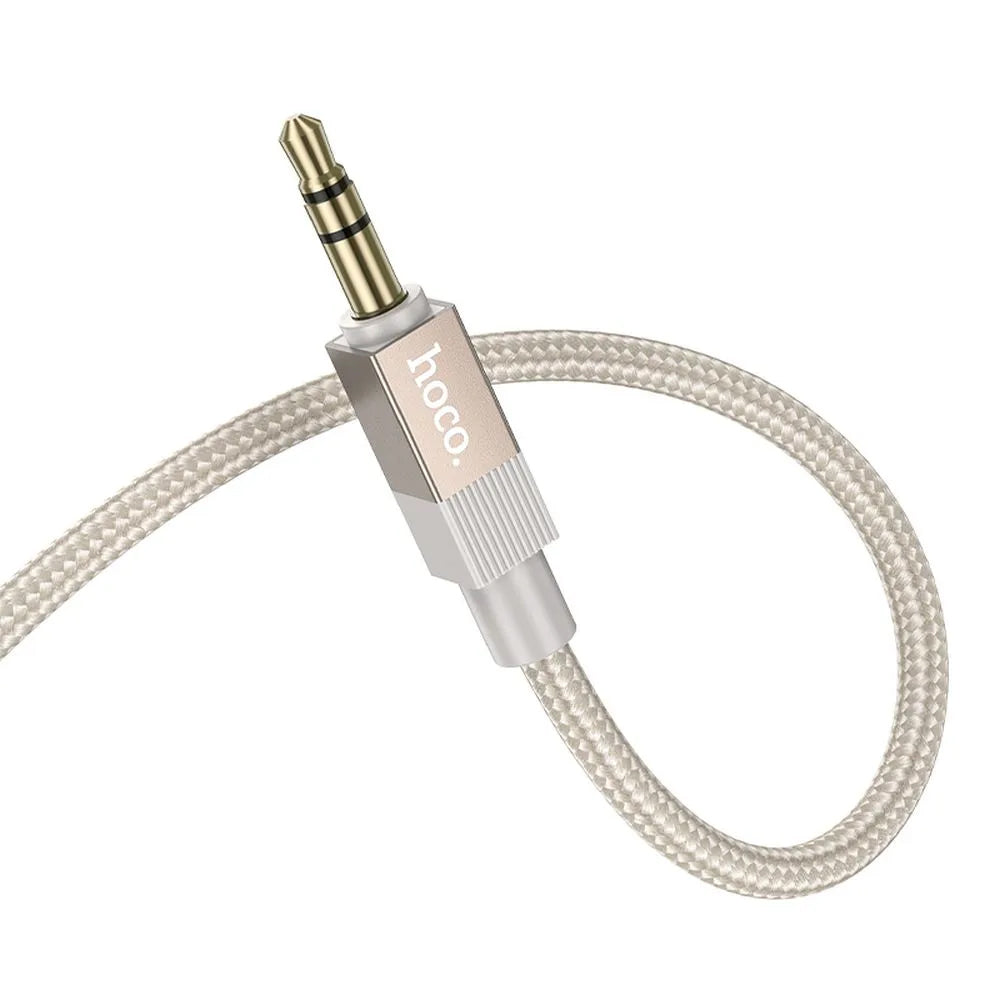 Καλώδιο Ήχου 3.5mm - 3.5mm HOCO UPA32, 1m, Χρυσό