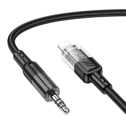 Καλώδιο Ήχου Lightning - 3.5mm HOCO UPA27, 1.2m, Μαύρο