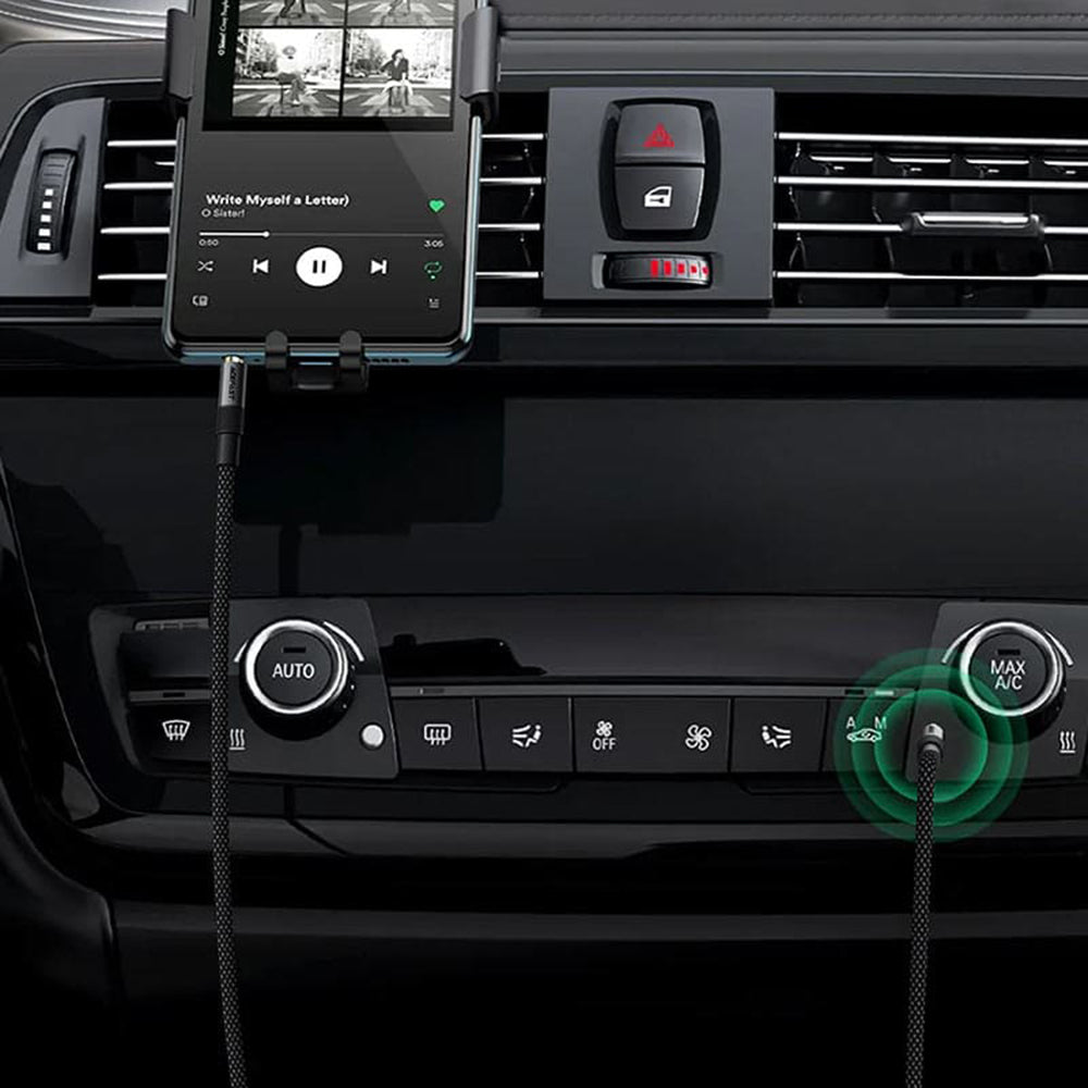 Audio Cable 3.5mm - 3.5mm Acefast J10, 1m, Black